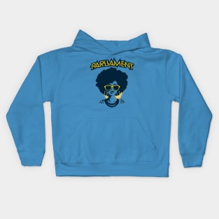 Vintage Parliament Funkadelic Afro Girl Throwback Funk Music Kids Hoodie